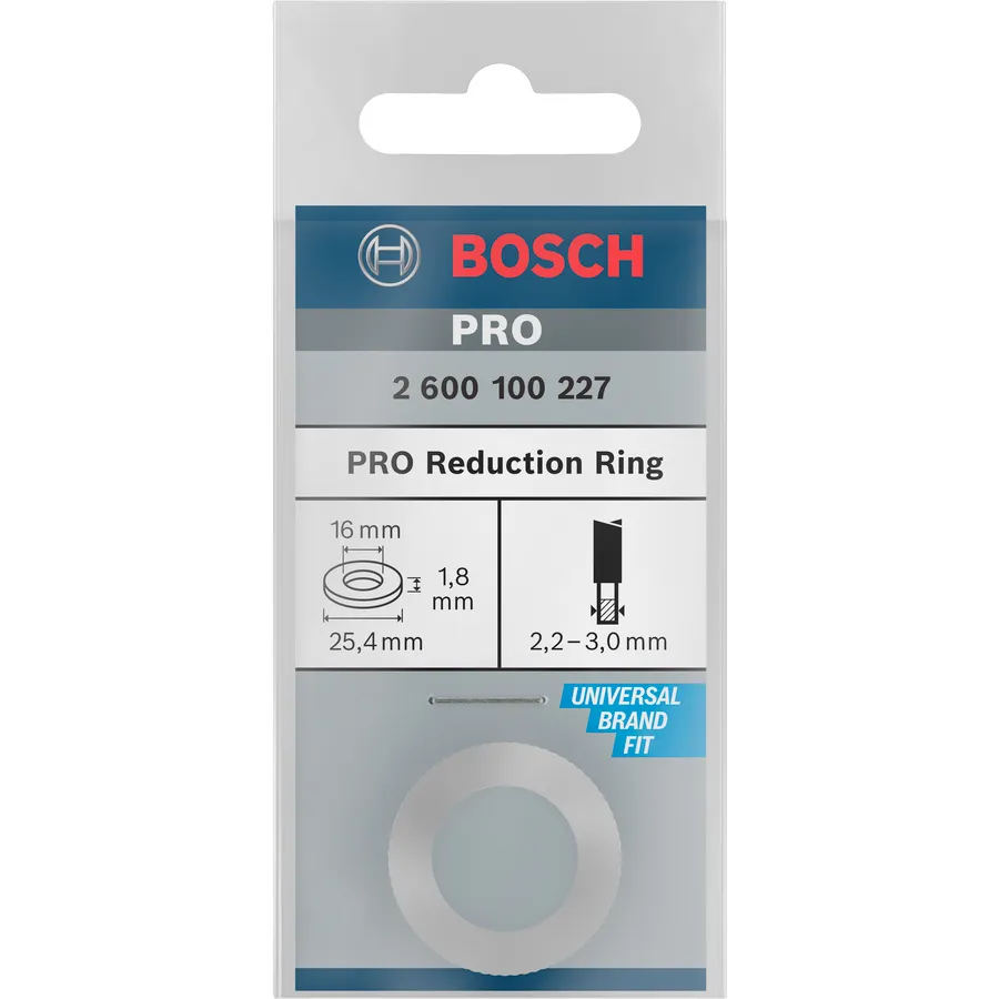 Bague de réduction lame scie circulaire 25,4x1,8x16mm PRO BOSCH
